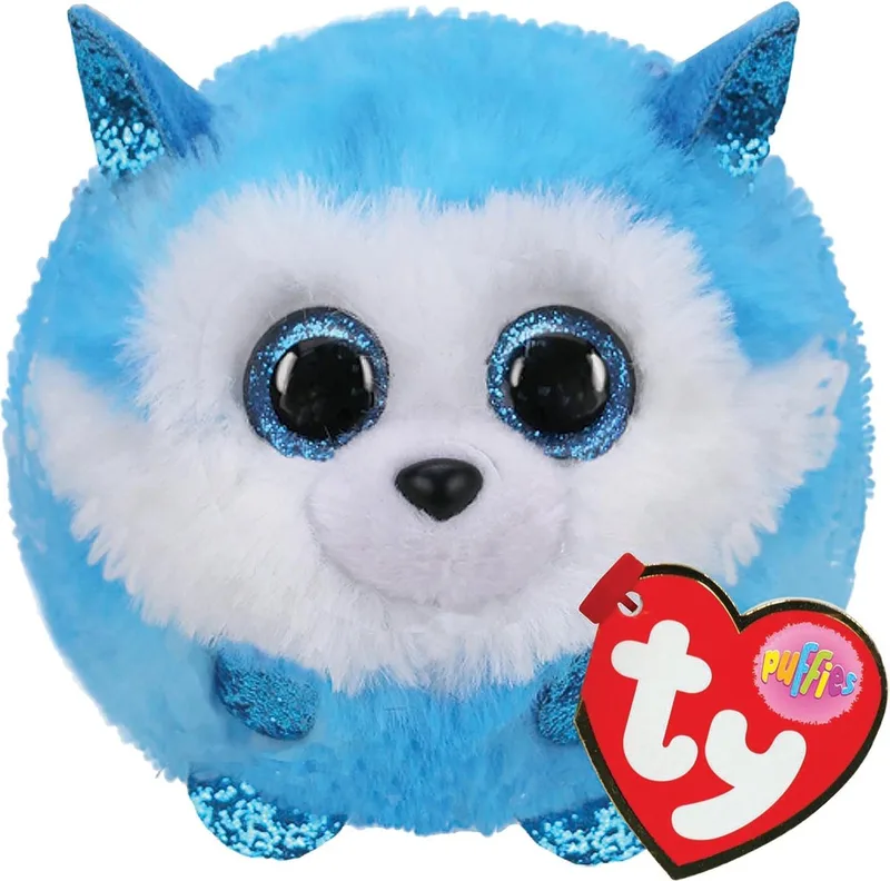 Knuffel - Teeny Puffies - Prince Husky - 10cm by Ty in Blue – product photo