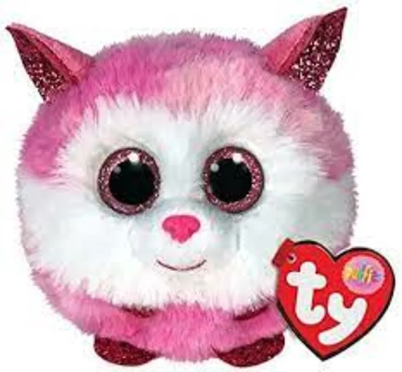 Knuffel - Teeny Puffies - Princess Husky - 10cm by Ty in Pink – product photo