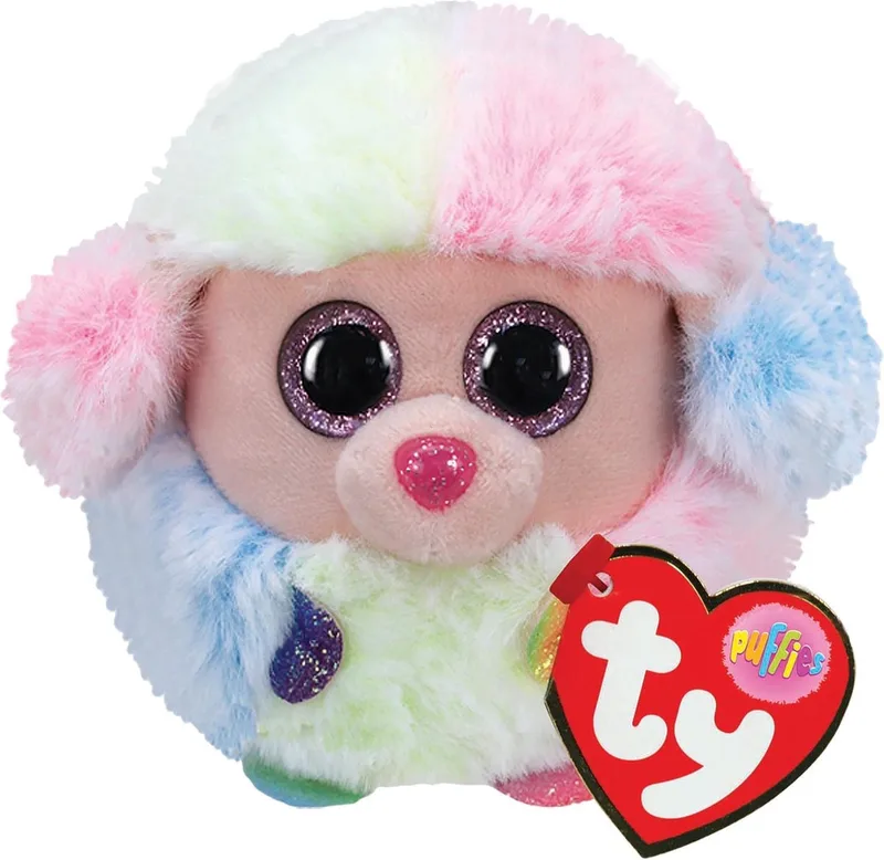 Knuffel - Teeny Puffies - Rainbow Poodle - 10cm by Ty in Multicolour – product photo