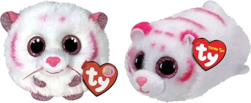 Knuffel - Teeny Puffies - Tabor Tiger & Tabor Tiger by Ty in Multicolour – product photo
