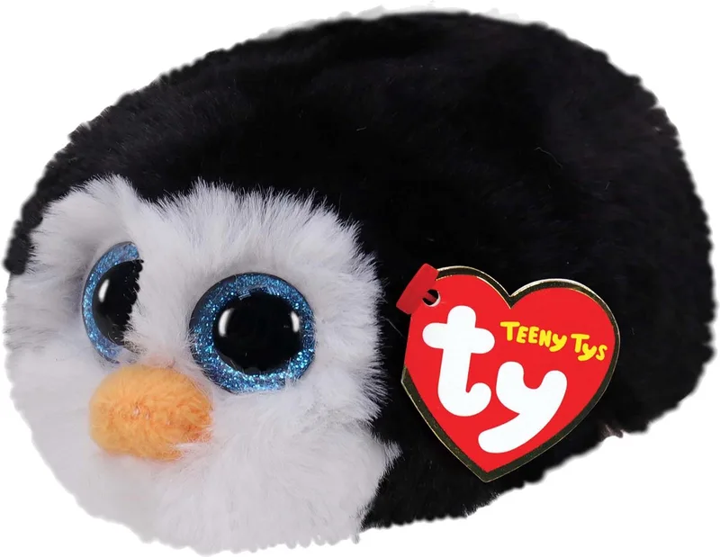 Knuffel - Teeny Ty - Waddles Penguin - 10cm från Ty i Svart, Vit – produktbild
