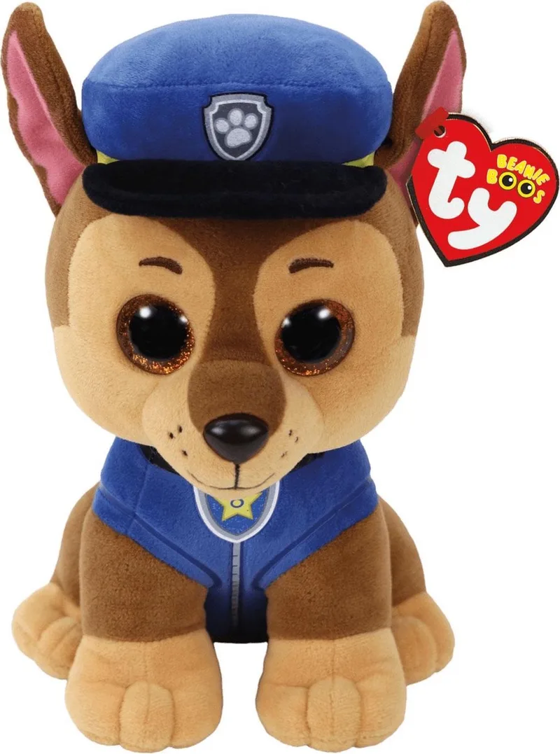 PAW Patrol - Knuffel - Pluche - Glitter Ogen - 24 cm från Ty i Chase – produktbild