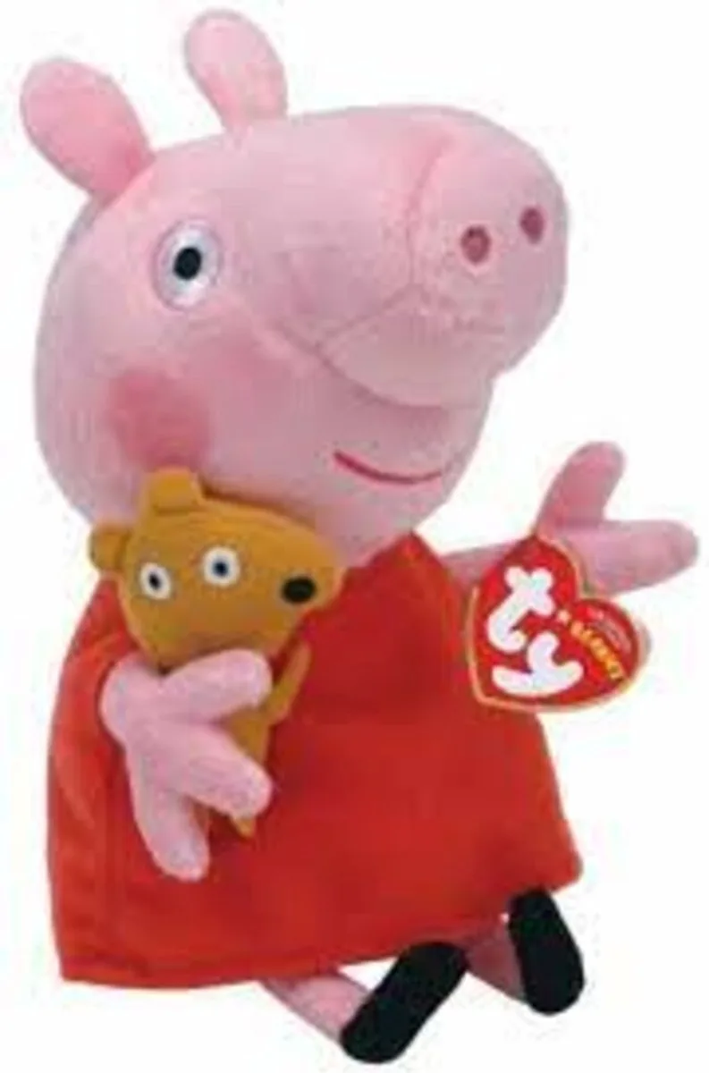Peppa Pig - Peppa, Ca. 15Cm van Ty in Meerkleurig – productfoto