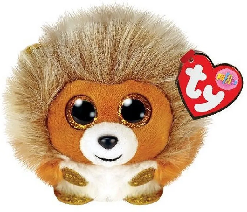 Puffies Knuffel Leeuw Ceasar 10 Cm by Ty in Orange – product photo