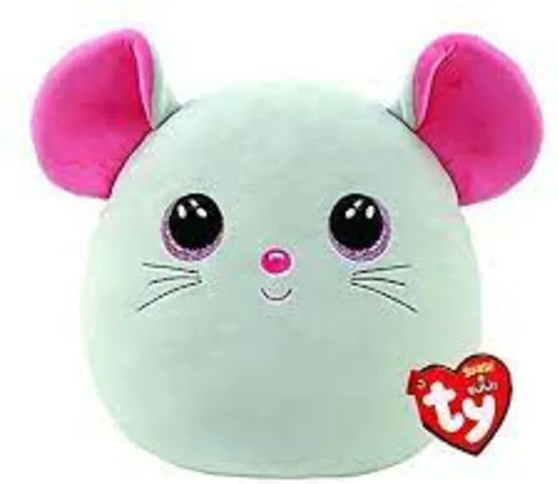 Squish a Boo Catnip Mouse 20 cm by Ty in Grey – product photo