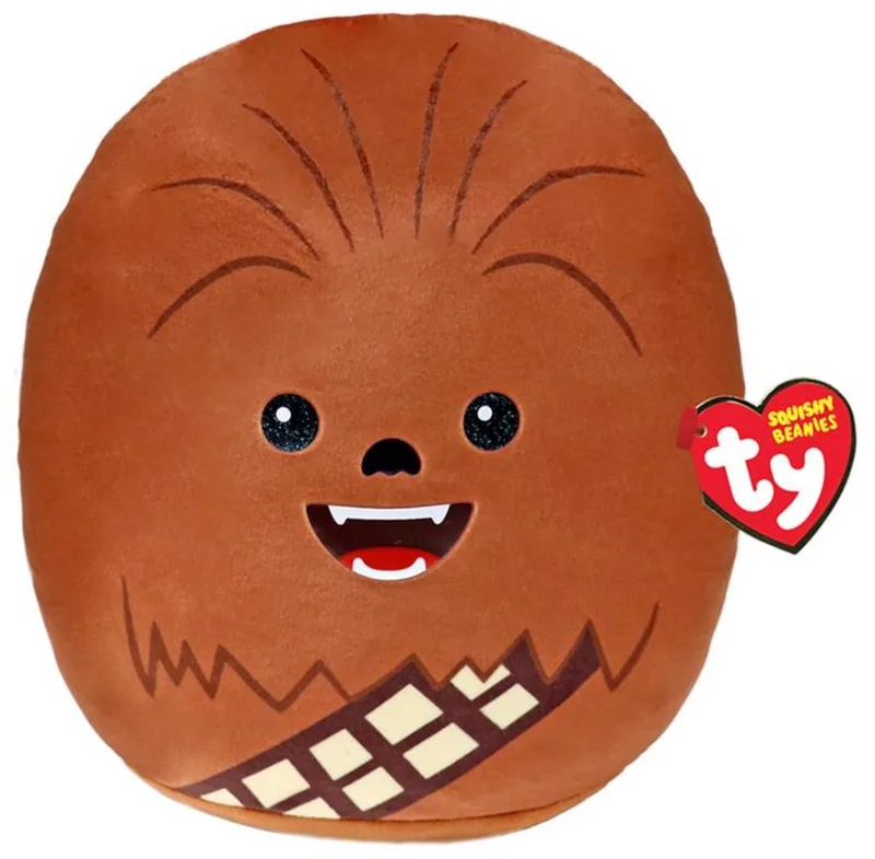 Squish-A-Boo Chewbacca knuffel 20 cm - Star Wars von Ty in Braun – Produktfoto
