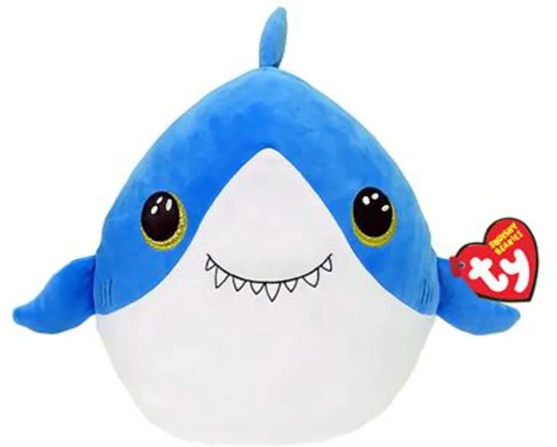 Squish a Boo Finsley Shark 20cm by Ty in Blue – product photo