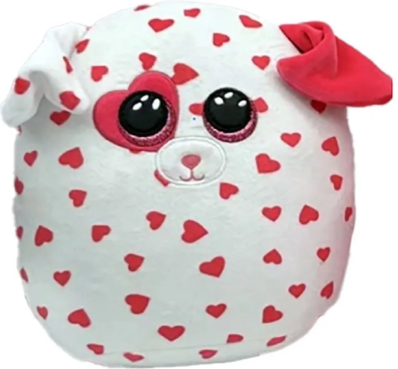 Squish A Boo Knuffelkussen Hond Beau 20 Cm de Ty en Bleu – photo produit