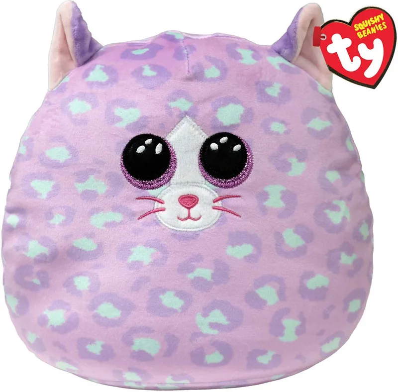 Squish A Boo Knuffelkussen Kat Cassidy 20 Cm van Ty in Blauw – productfoto