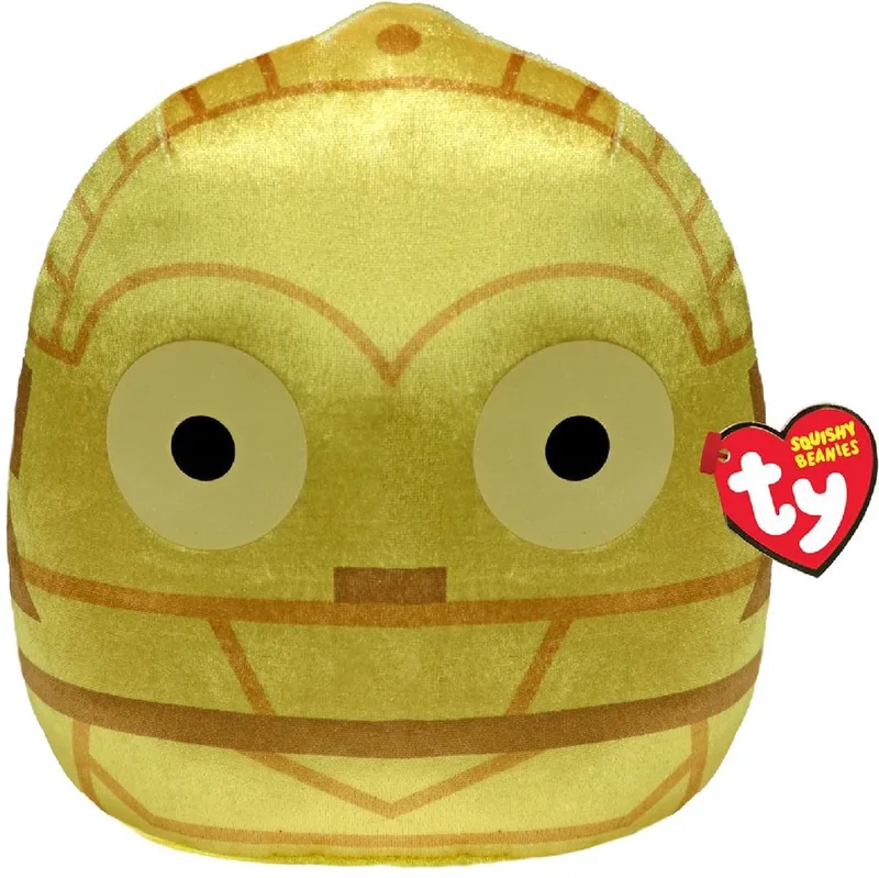 Squish A Boo Knuffelkussen Star Wars C-3PO 31 cm von Ty in Mehrfarbig – Produktfoto
