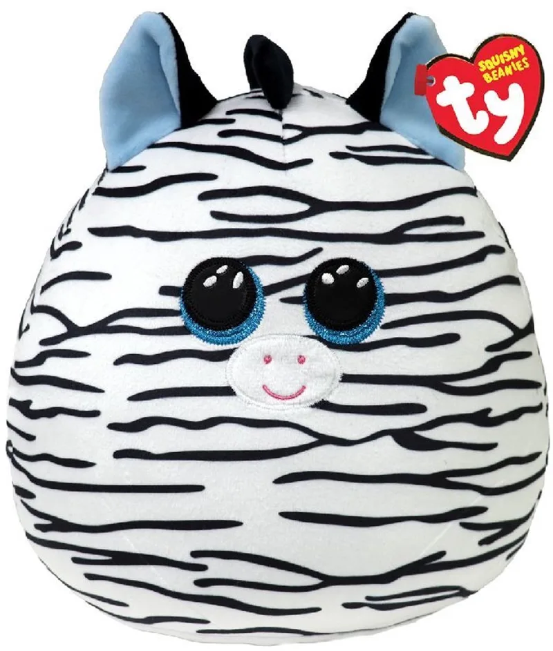 Squish a Boo Knuffelkussen Zebra Xander 20 cm fra Ty i Flerfarvet – produktbillede