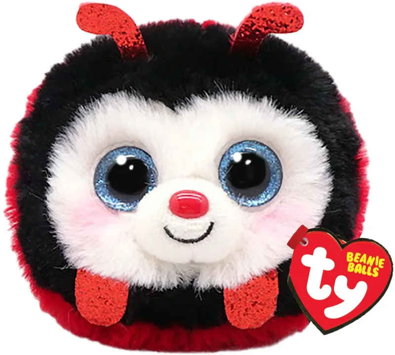 Teeny Puffies Izzy Ladybug 10 cm van Ty in Blauw – productfoto