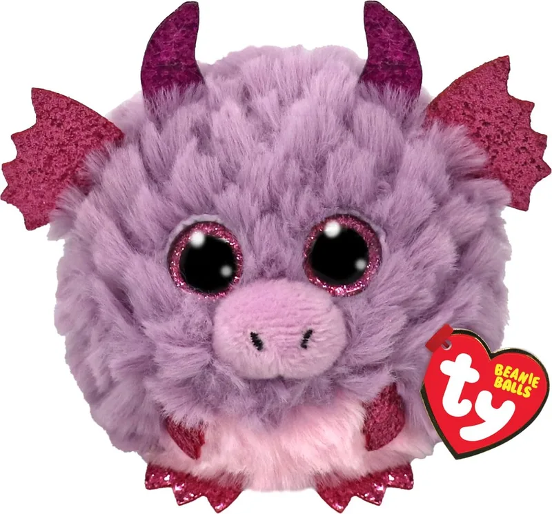Teeny Puffies Knuffel Draakje Spark 10 Cm by Ty in Blue – product photo