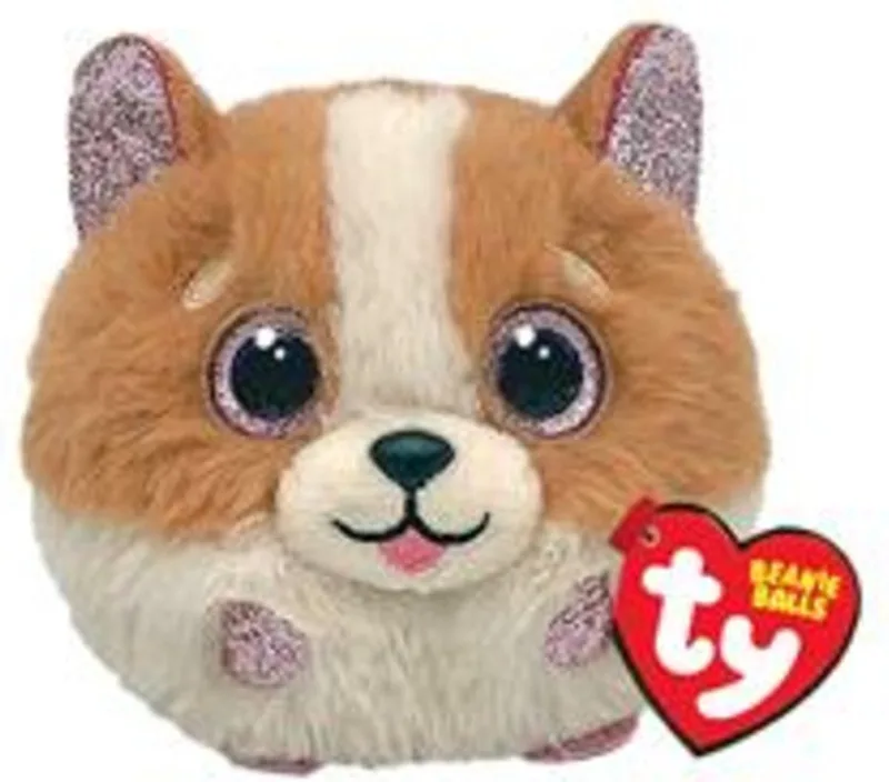 Teeny Puffies Tanner Dog 10 cm 1 stuk von Ty in Mehrfarbig – Produktfoto