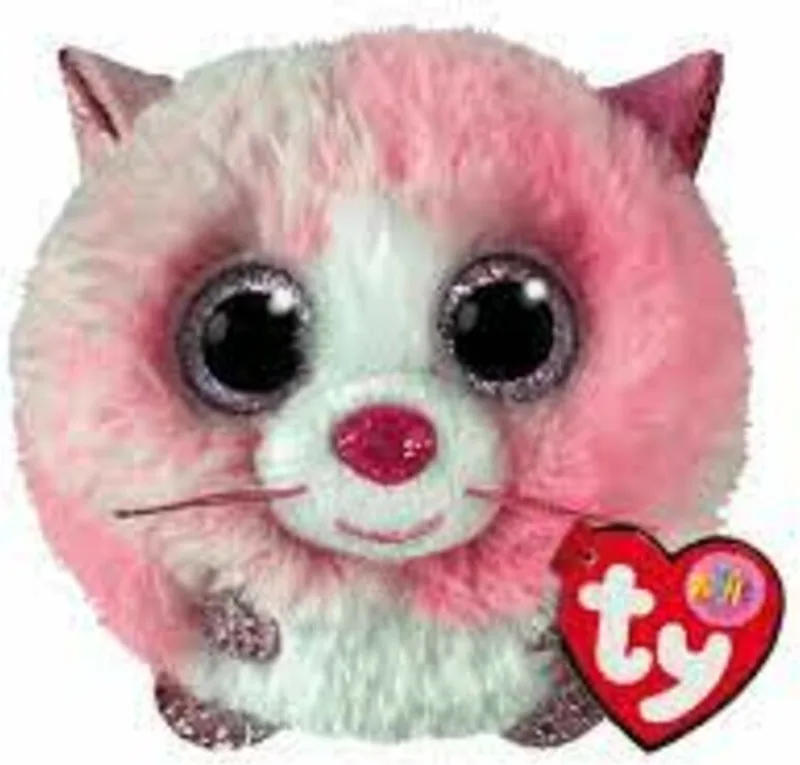 Teeny Puffies Tia Cat 10 cm by Ty in Blue – product photo