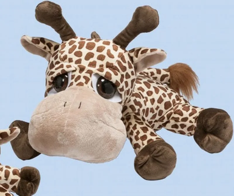 Giraffe Sophie – Liggend met grote ogen – 28cm – Beige/Bruin van Uni-Toys in Beige – productfoto