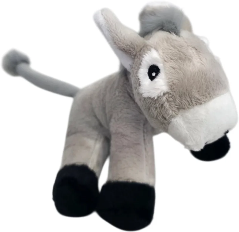 Mini Animals - Ezel - Grijs - 12cm by Uni-Toys in Ezeltje – product photo