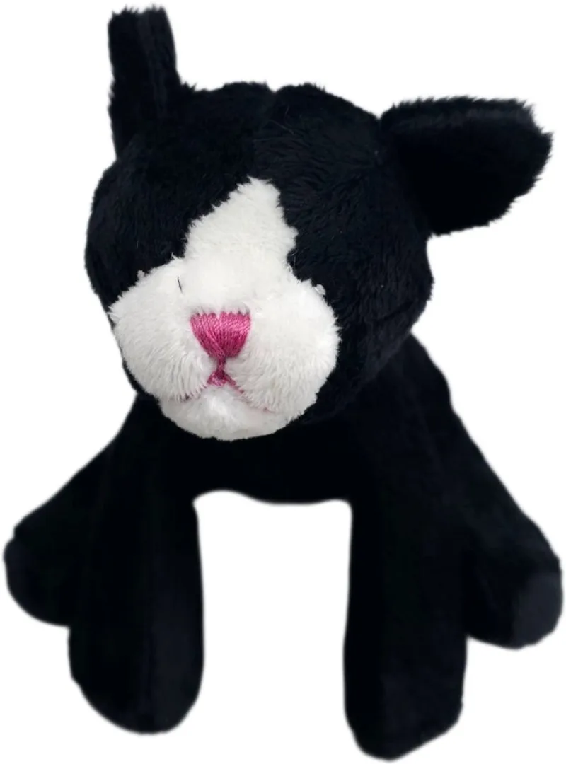 Mini Animals - Katje - Zwart - 12cm by Uni-Toys in Kat Zwart – product photo
