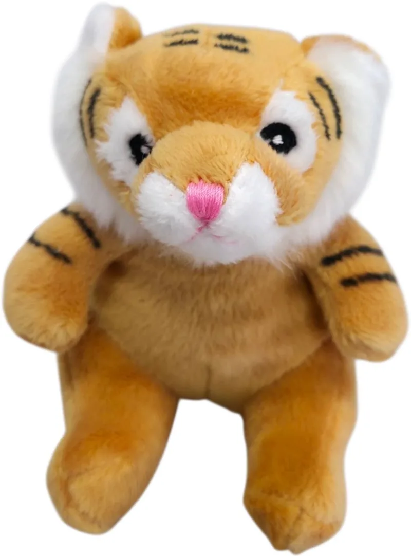 Mini Animals – zittende - Beige - 12cm från Uni-Toys i Tijger – produktbild