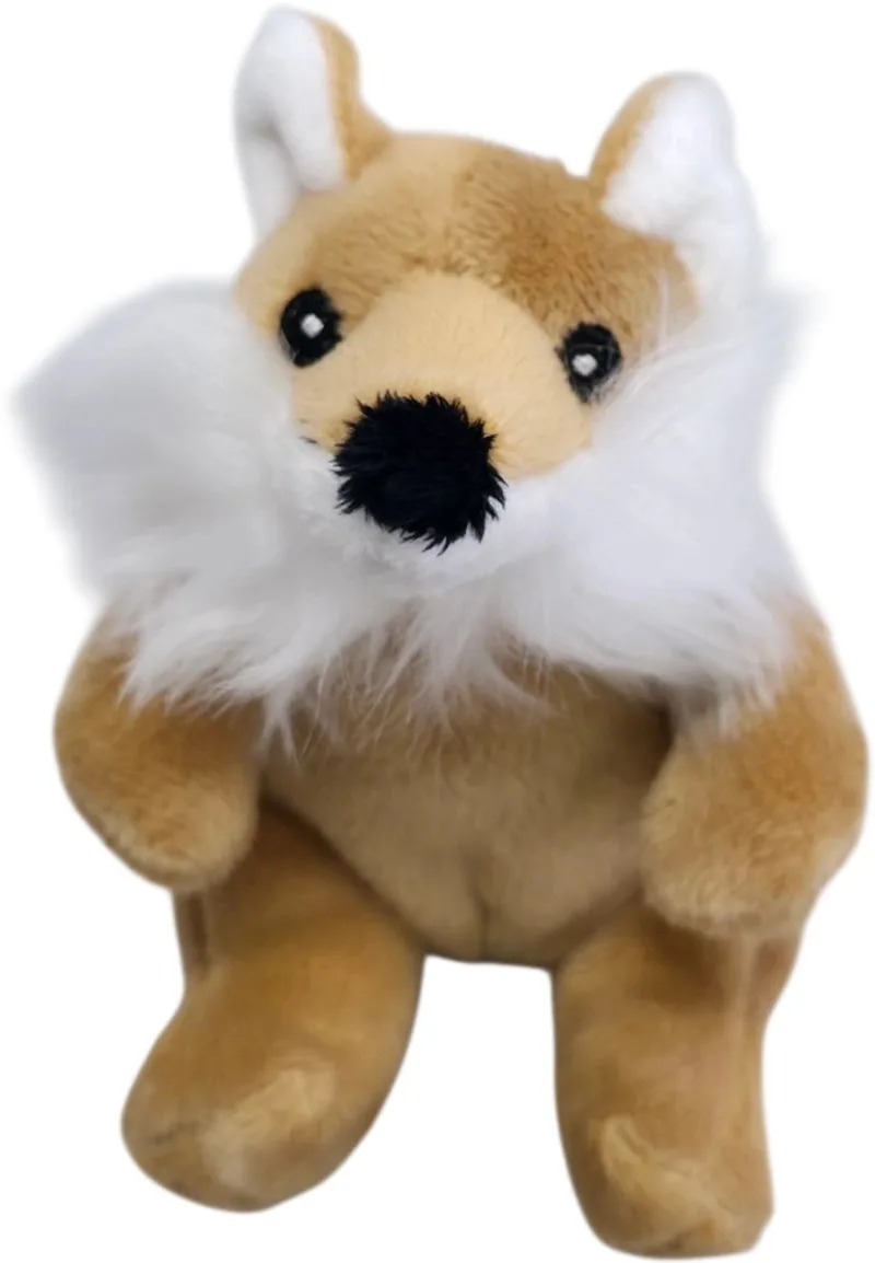 Mini Animals – zittende - Beige - 12cm från Uni-Toys i Vos – produktbild