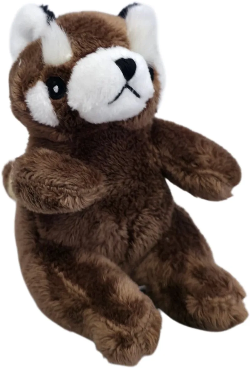 Mini Animals – zittende - Donkerbruin - 12cm by Uni-Toys in Wasbeer – product photo