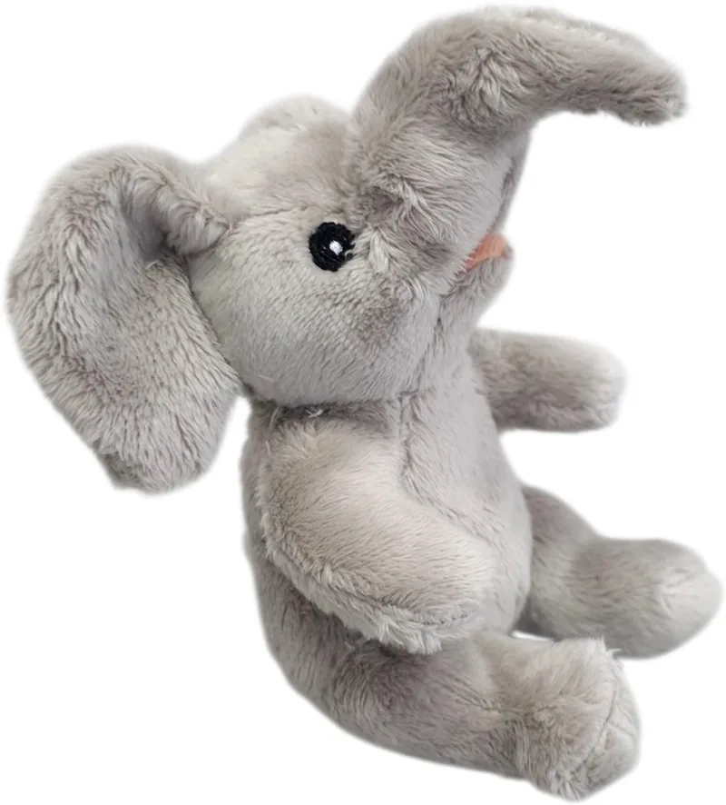 Mini Animals – zittende - Grijs - 12cm von Uni-Toys in Olifant – Produktfoto