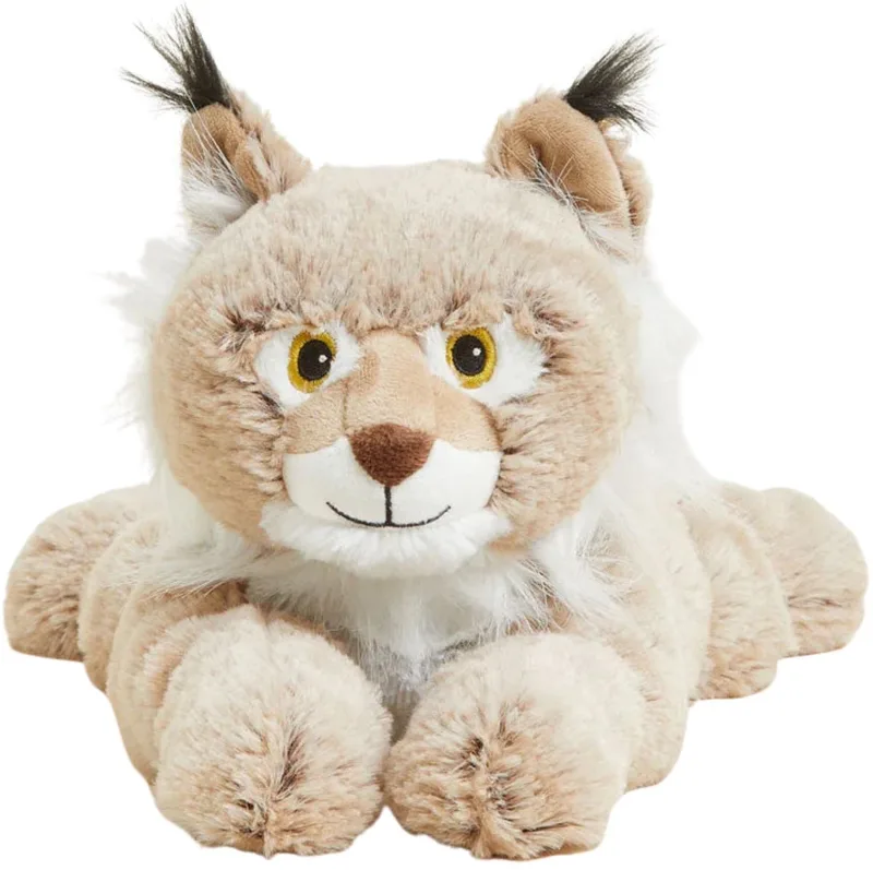 Lynx - Magnetronknuffel - Lavendelgeur - Grijs van Warmies in Beige – productfoto