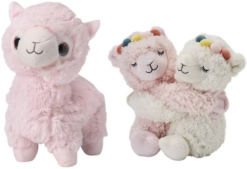 set; magnetron pluche - lavendel geur - lama by Warmies in Multicolour – product photo