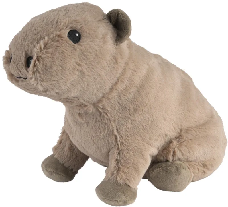 warmte/magnetron knuffel capibara - 24 cm - pittenzak - opwarm knuffel van Warmies in Bruin – productfoto