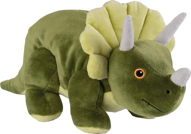 warmte/magnetron knuffel dinosaurus - 35 cm - pittenzak - opwarm knuffel by Warmies in Green – product photo