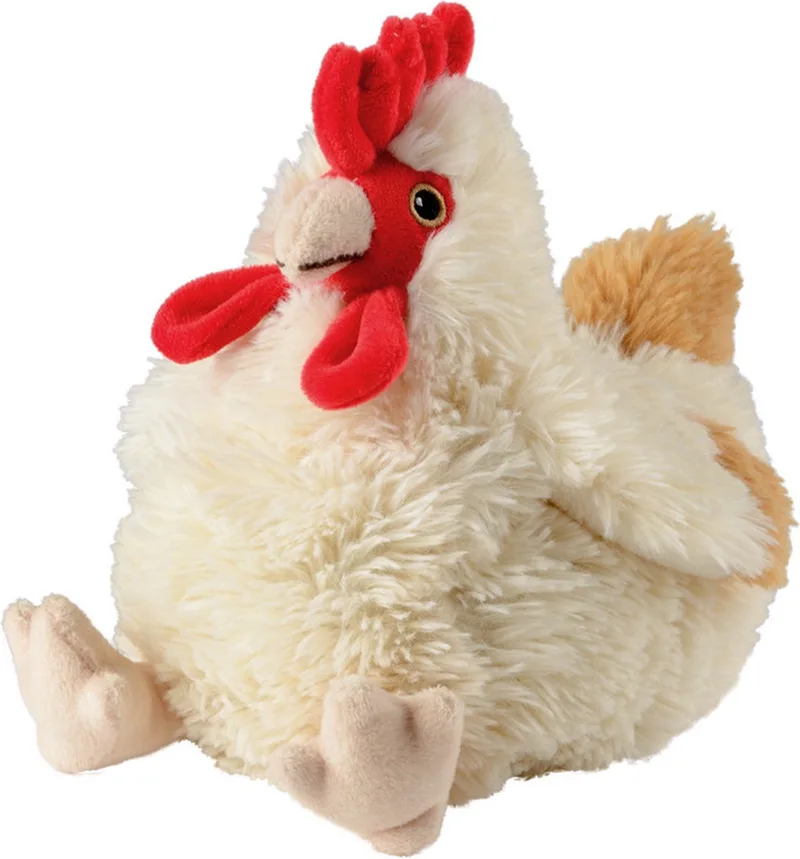 warmte/magnetron knuffel kip - 25 cm - pittenzak - opwarm knuffel by Warmies in Blue – product photo