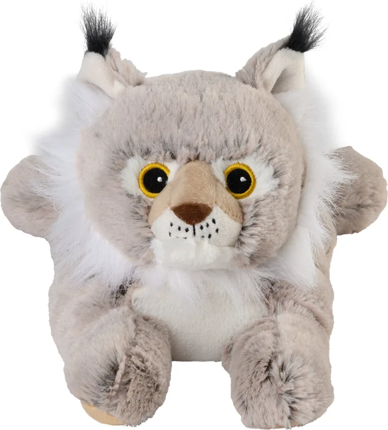 warmte/magnetron knuffel Lynx - 36 cm - pittenzak - opwarm knuffel van Warmies in Grijs – productfoto
