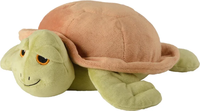 warmte/magnetron knuffel schilpad - 28 cm - pittenzak - opwarm knuffel från Warmies i Flerfärgad – produktbild