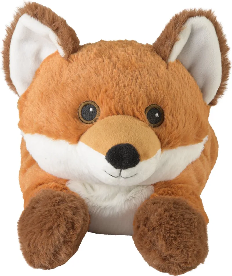 warmte/magnetron knuffel vos - 33 cm - pittenzak - opwarm knuffel van Warmies in Bruin – productfoto