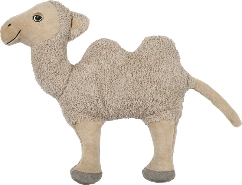 Warmte/magnetron opwarm knuffel - Kameel - 34 cm - pittenzak van Warmies in Lichtbruin – productfoto