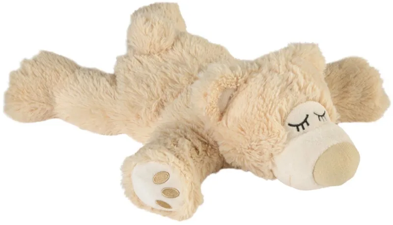 Warmte/magnetron opwarm knuffel - teddybeer - 30 cm - pittenzak - sleepy beer by Warmies in Beige – product photo