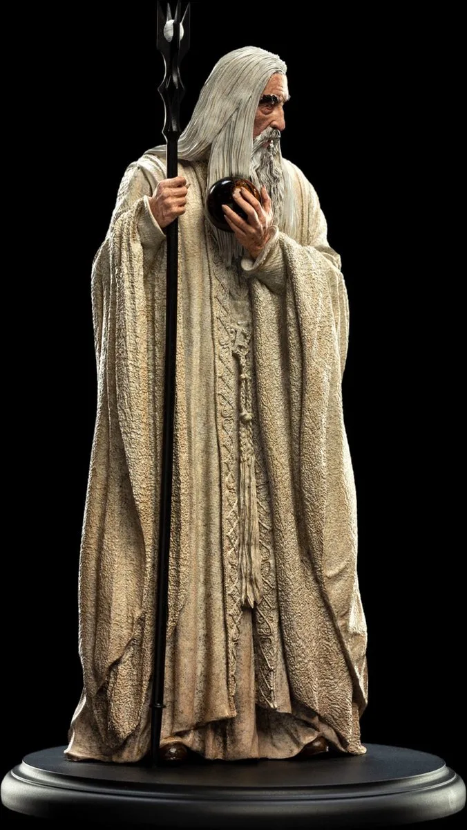 The Lord of the Rings Beeld/figuur Statue Saruman The White 19 cm van Weta Workshop in Multicolours – productfoto