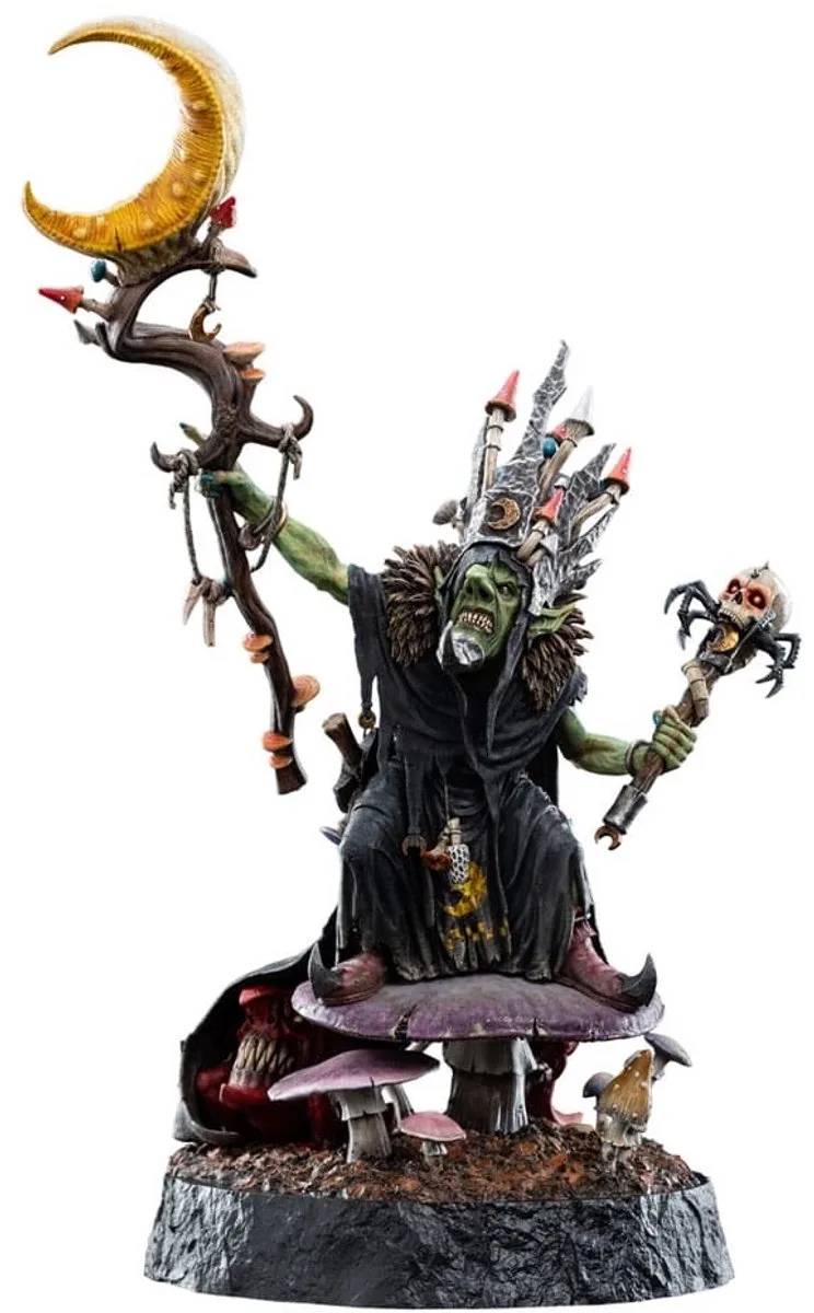 Warhammer: Age of Sigmar Statue 1/6 Skragrott the Loonking Limited Edition 41 cm Beeld van Weta Workshop in Meerkleurig – productfoto