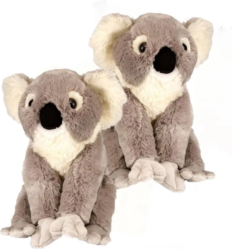 2x stuks pluche koala beer knuffel 30 cm - Australische dieren speelgoed knuffels by Wild Republic in Multicolour – product photo