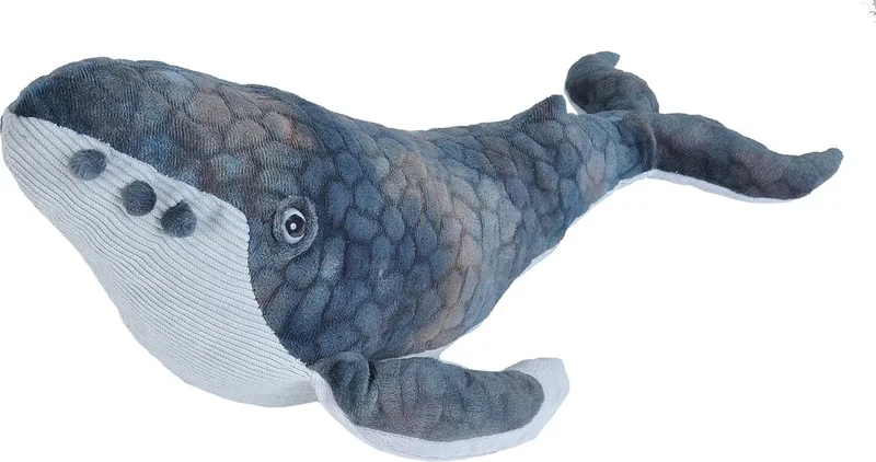 Bultrug pluche knuffel 50 cm - grijs/blauw - kraalogen - zacht by Wild Republic in Blue – product photo