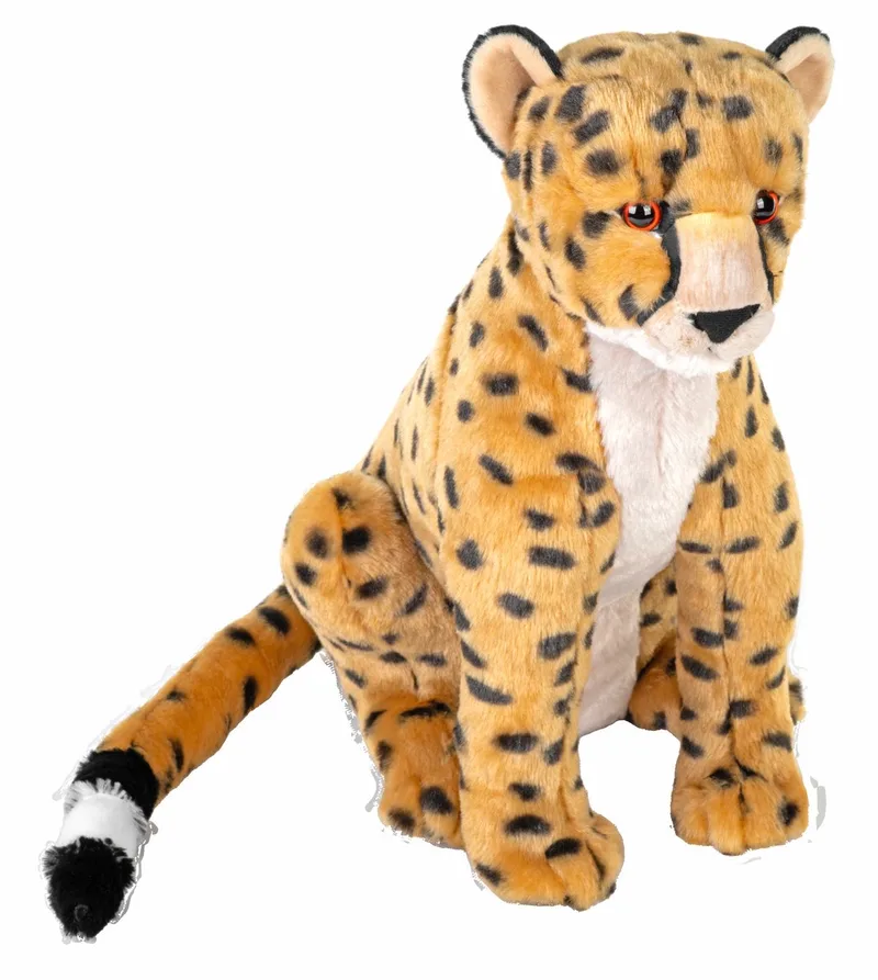 cheetah knuffel - 30 cm - pluche - zittend - jachtluipaard/panter - jungledieren by Wild Republic in Multicolour – product photo