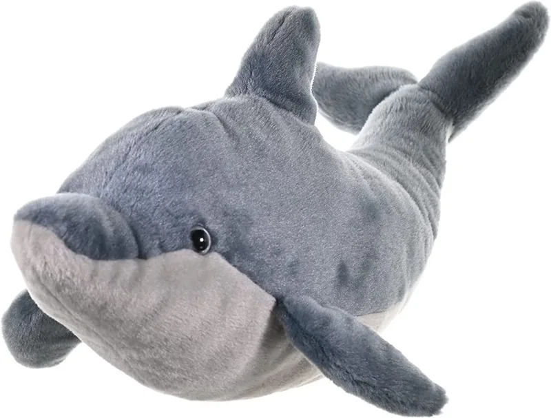 Cuddlekins Knuffel: Dolfijn 38 Cm by Wild Republic in Dark grey – product photo