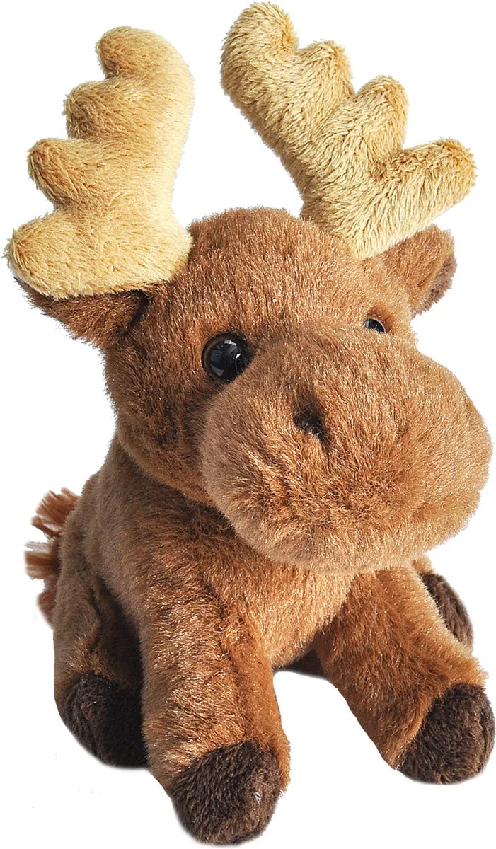 Eland knuffel - Bruin pluche dier van 13 cm - Cadeau voor kinderen de Wild Republic en Multicolore – photo produit