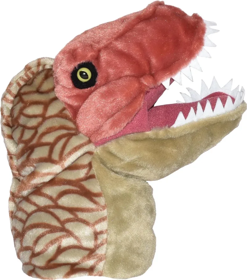 Handpop Nhm T-rex 32 Cm Pluche från Wild Republic i Brun – produktbild