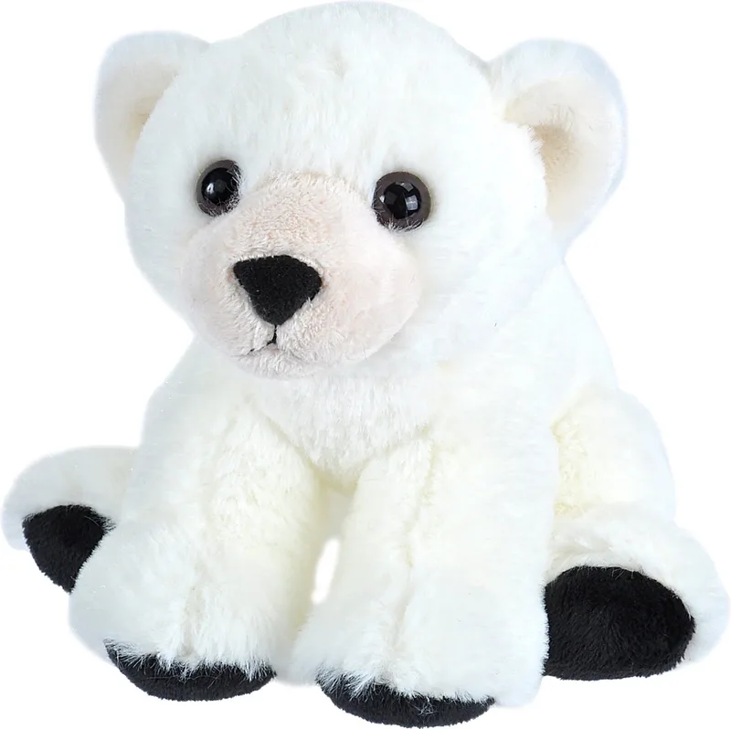 ijsbeer knuffel - 20 cm - Pluche - berenknuffels - knuffeldieren - beren van Wild Republic in Wit – productfoto