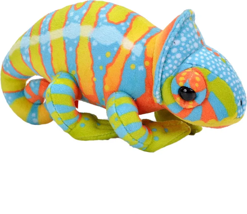 Kameleon pluche knuffel 13 cm - zacht - speelgoed - knuffeldier von Wild Republic in Mehrfarbig – Produktfoto
