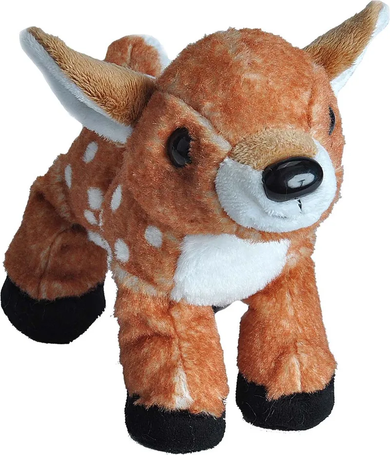 Knuffel Hert Junior 18 Cm Pluche Bruin/wit/zwart by Wild Republic in Brown – product photo