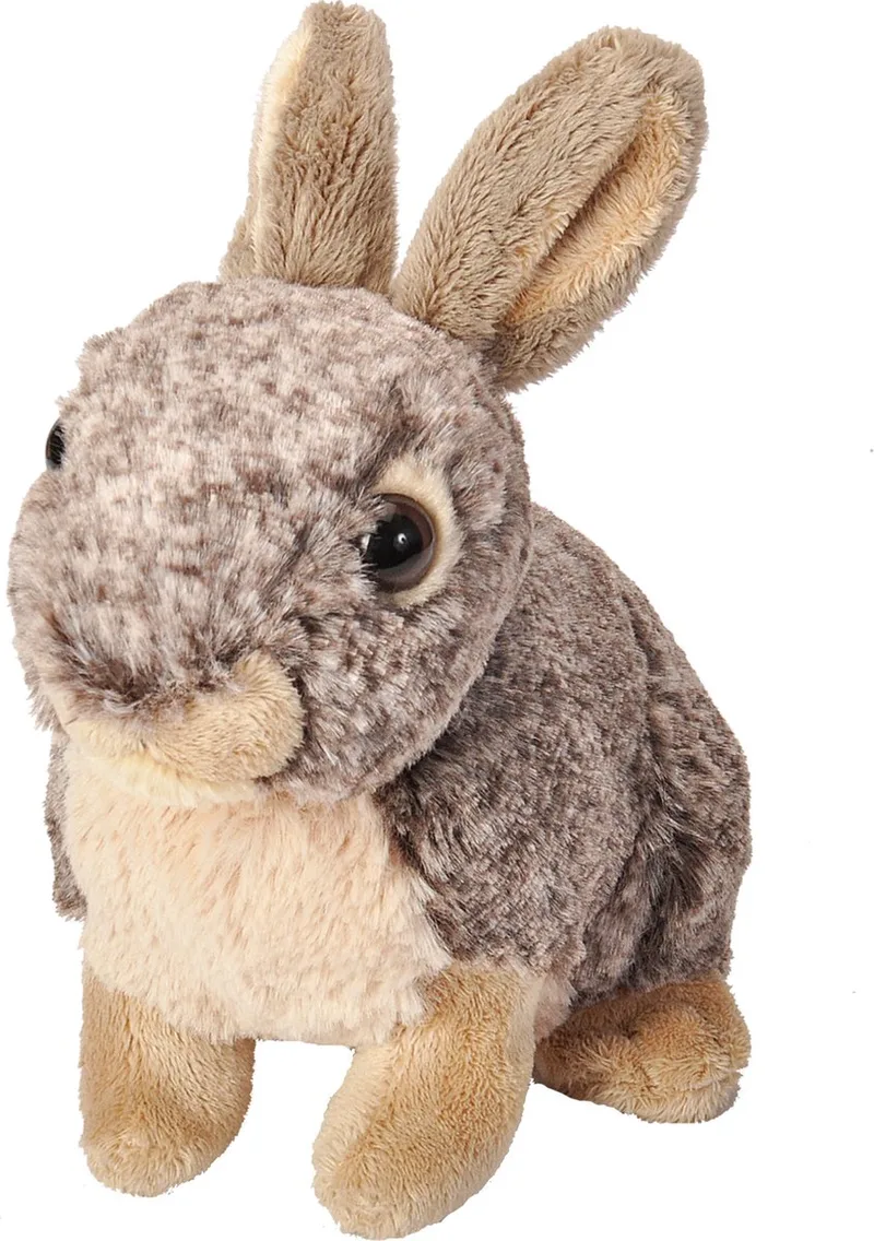 Knuffel Konijn 20 Cm Pluche Lichtbruin/grijs by Wild Republic in Grey – product photo
