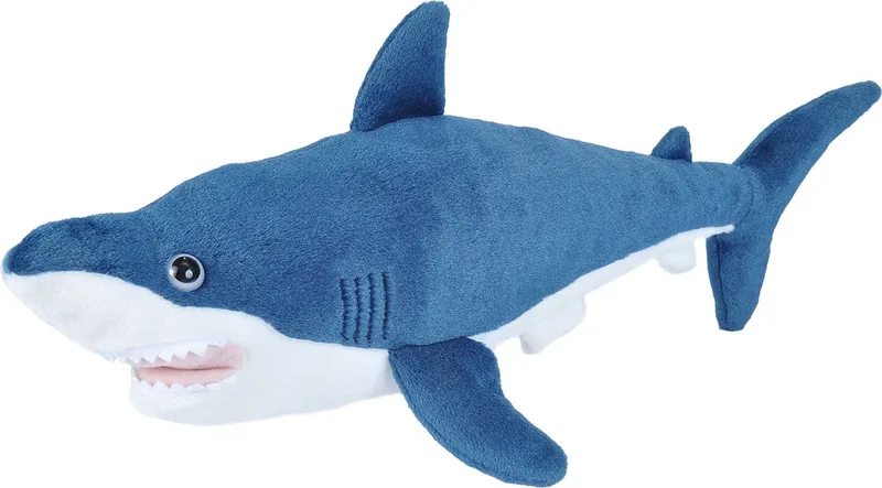 knuffel mako haai - Pluche - 30 cm - haaien/vissen - zeedieren - knuffeldieren by Wild Republic in Multicolour – product photo