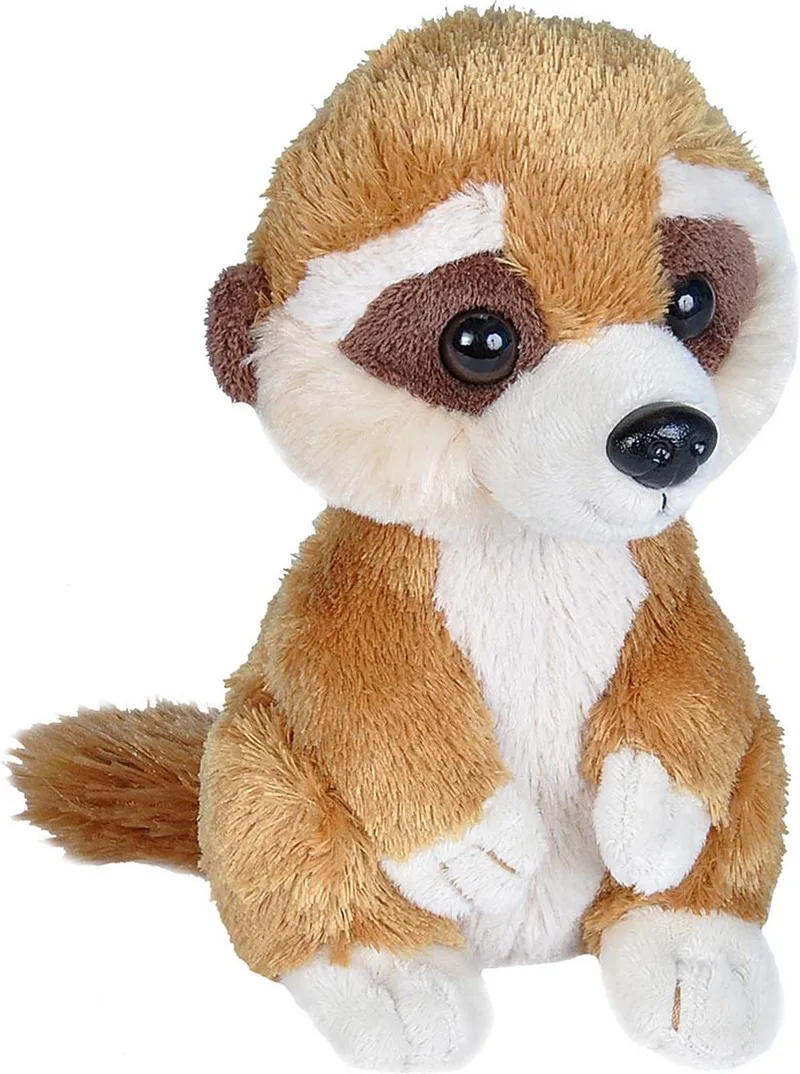 Knuffel stofstaartje - pluche - knuffeldier - 18 cm - Stokstaartjes knuffels - Speelgoed voor kinderen by Wild Republic in Brown – product photo